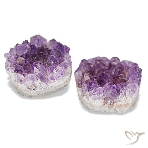 23,31 ct natürliche violetter Amethystdruse-Edelsteine, Fantasieschliff, Lichtundurchlässig