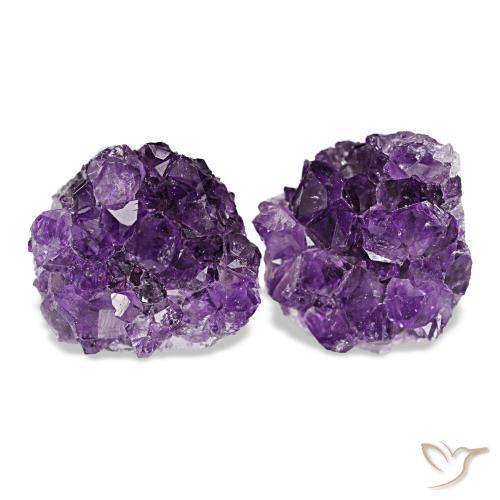 14.86ctw Violetter Amethystdruse, Fantasie, Lichtundurchlässig