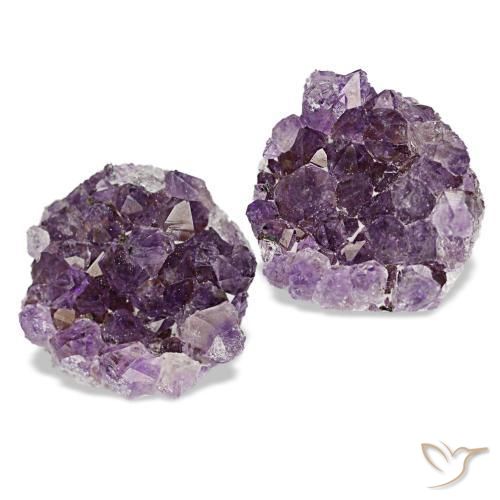 15,01 ct natürliche violetter Amethystdruse-Edelsteine, Fantasieschliff, Lichtundurchlässig