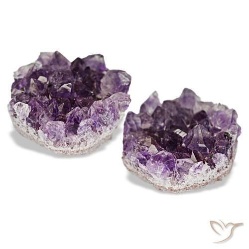 15,01 ct natürliche violetter Amethystdruse-Edelsteine, Fantasieschliff, Lichtundurchlässig