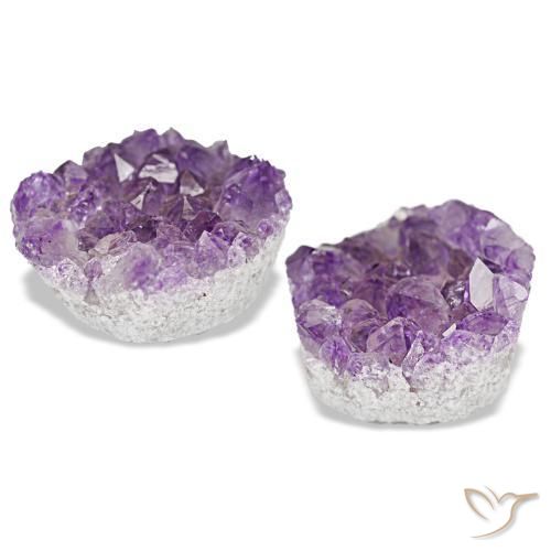 15,30 ct natürliche violetter Amethystdruse-Edelsteine, Fantasieschliff, Lichtundurchlässig