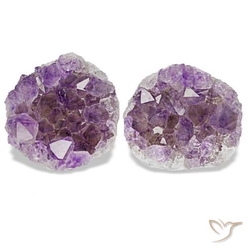 19.52ctw Violetter Amethystdruse, Fantasie, Lichtundurchlässig