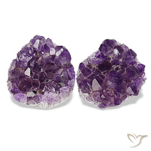 14.07ctw Violetter Amethystdruse, Fantasie, Lichtundurchlässig