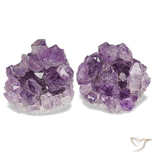 16,00 ct natürliche violetter Amethystdruse-Edelsteine, Fantasieschliff, Lichtundurchlässig