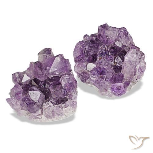 16,00 ct natürliche violetter Amethystdruse-Edelsteine, Fantasieschliff, Lichtundurchlässig