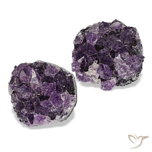 16,26 ct natürliche violetter Amethystdruse-Edelsteine, Fantasieschliff, Lichtundurchlässig