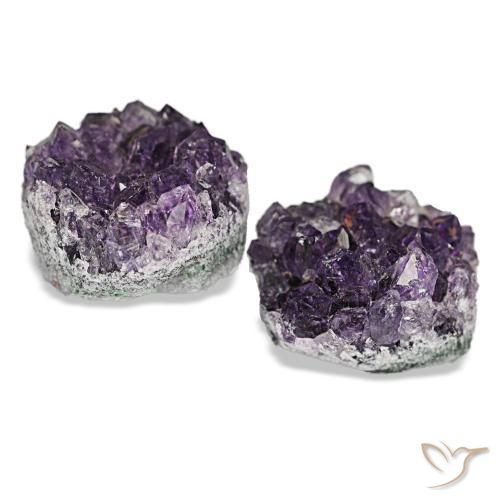16,26 ct natürliche violetter Amethystdruse-Edelsteine, Fantasieschliff, Lichtundurchlässig