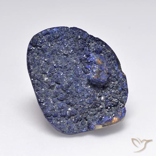 13.62ct Natürlicher Tiefes Marineblau Druzy Azurit, Fantasie, Lichtundurchlässig