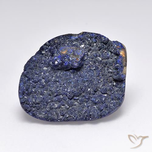 9,17 ctw natürlicher Tiefes Marineblau Druzy Azurit, Fantasie, Lichtundurchlässig