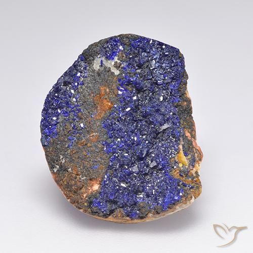 15.70ct Natürlicher Tiefes Marineblau Druzy Azurit, Fantasie, Lichtundurchlässig