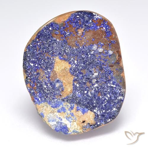 11.87ct Natürlicher Graublau Druzy Azurit, Fantasie, Lichtundurchlässig