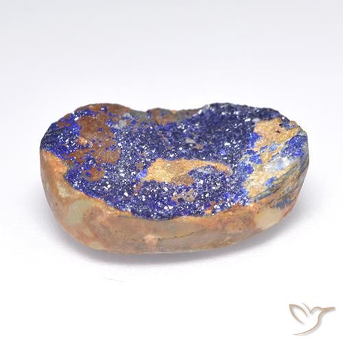 9,17 ctw natürlicher Graublau Druzy Azurit, Fantasie, Lichtundurchlässig