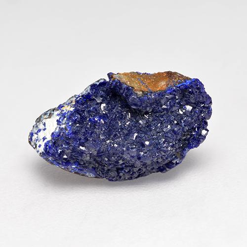 9,17 ctw natürlicher Tiefes Marineblau Druzy Azurit, Ausgefallene Form, Lichtundurchlässig