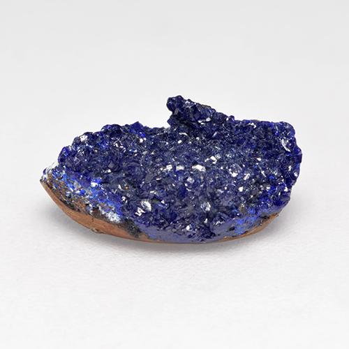 9,17 ctw natürlicher Tiefes Marineblau Druzy Azurit, Ausgefallene Form, Lichtundurchlässig