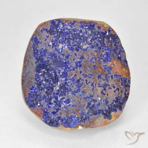 16.09ct Natürlicher Tiefes Marineblau Druzy Azurit, Fantasie, Lichtundurchlässig