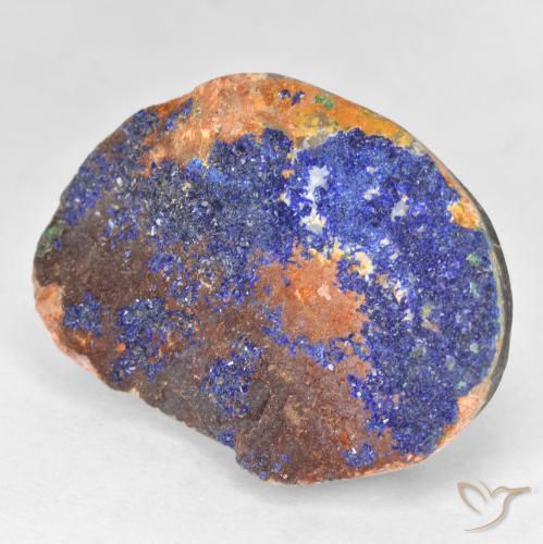 9,17 ctw natürlicher Tiefes Marineblau Druzy Azurit, Fantasie, Lichtundurchlässig