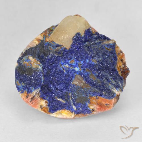 10.05ct Natürlicher Tiefes Marineblau Druzy Azurit, Fantasie, Lichtundurchlässig