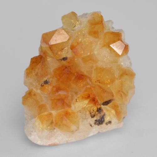 35,79 ctw natürlicher goldener Citrindruse, Fantasieschliff, Lichtundurchlässig
