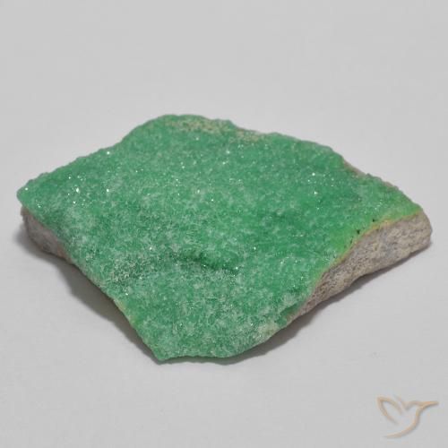 9,17 ctw natürlicher Mittelgrün Druzy Variscit, Fantasie, Lichtundurchlässig
