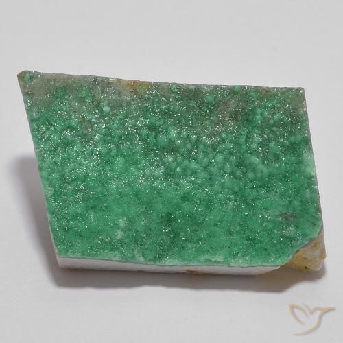 13.53ct Natürlicher Mittelgrün Druzy Variscit, Fantasie, Lichtundurchlässig
