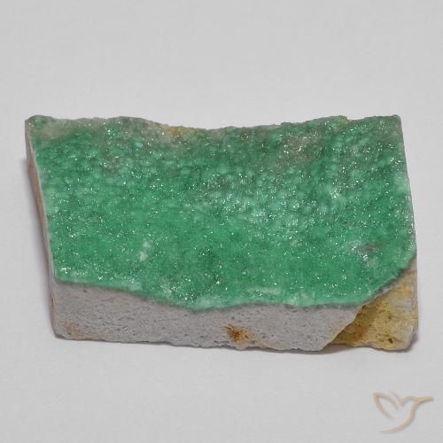 9,17 ctw natürlicher Mittelgrün Druzy Variscit, Fantasie, Lichtundurchlässig