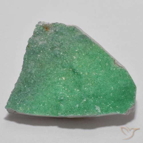 13.63ct Natürlicher Mittelgrün Druzy Variscit, Fantasie, Lichtundurchlässig