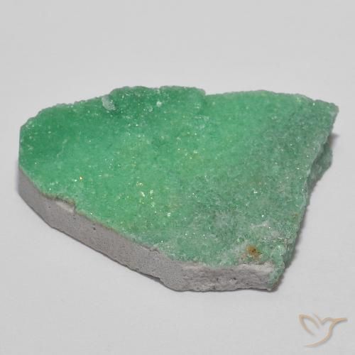 9,17 ctw natürlicher Mittelgrün Druzy Variscit, Fantasie, Lichtundurchlässig