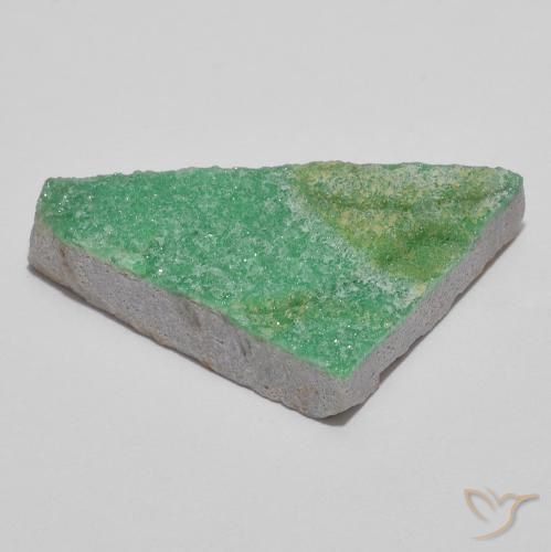 9,17 ctw natürlicher mintgrün Druzy Variscit, Fantasie, Lichtundurchlässig