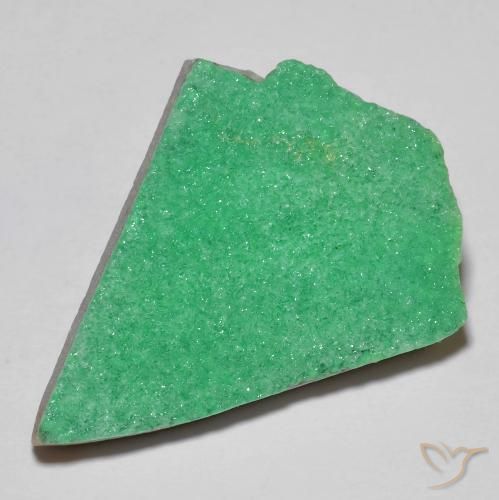 9,17 ctw natürlicher Mittelgrün Druzy Variscit, Fantasie, Lichtundurchlässig
