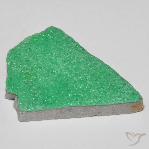 9,17 ctw natürlicher Mittelgrün Druzy Variscit, Fantasie, Lichtundurchlässig