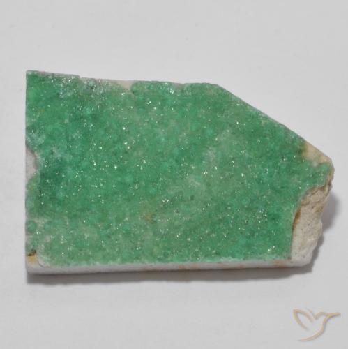 11.73ct Natürlicher Mittelgrün Druzy Variscit, Fantasie, Lichtundurchlässig