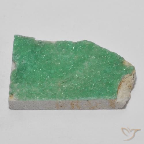 9,17 ctw natürlicher Mittelgrün Druzy Variscit, Fantasie, Lichtundurchlässig