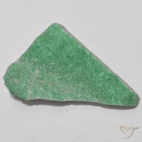 9,17 ctw natürlicher Medium Light Green Druzy Variscit, Fantasie, Lichtundurchlässig