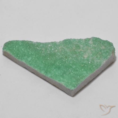 9,17 ctw natürlicher Medium Light Green Druzy Variscit, Fantasie, Lichtundurchlässig