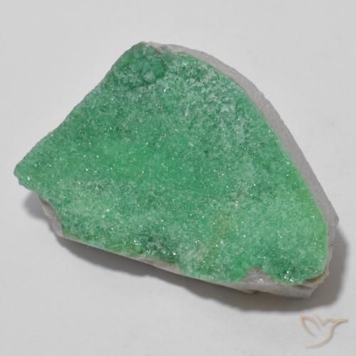 9,17 ctw natürlicher Mittelgrün Druzy Variscit, Fantasie, Lichtundurchlässig