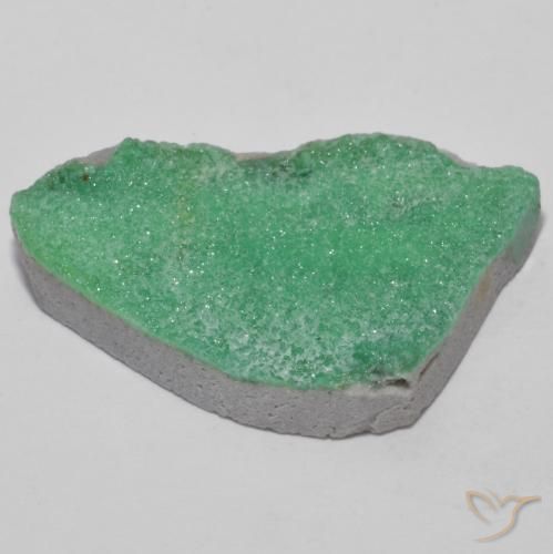 9,17 ctw natürlicher Mittelgrün Druzy Variscit, Fantasie, Lichtundurchlässig