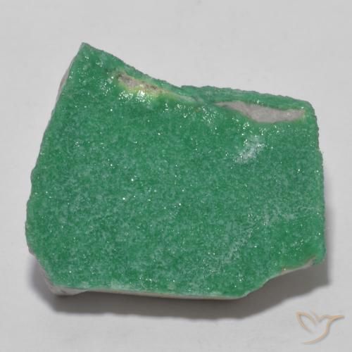 14.09ct Natürlicher Mittleres helles Grün Druzy Variscit, Fantasie, Lichtundurchlässig