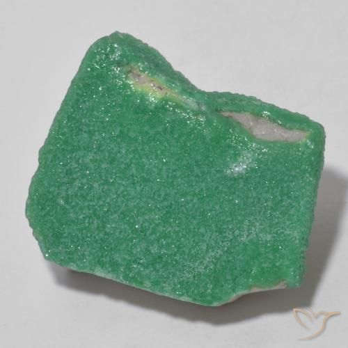 9,17 ctw natürlicher Mittleres helles Grün Druzy Variscit, Fantasie, Lichtundurchlässig