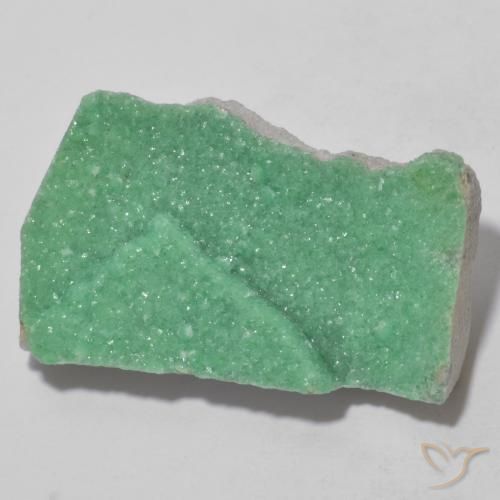 9,17 ctw natürlicher Mittelgrün Druzy Variscit, Fantasie, Lichtundurchlässig