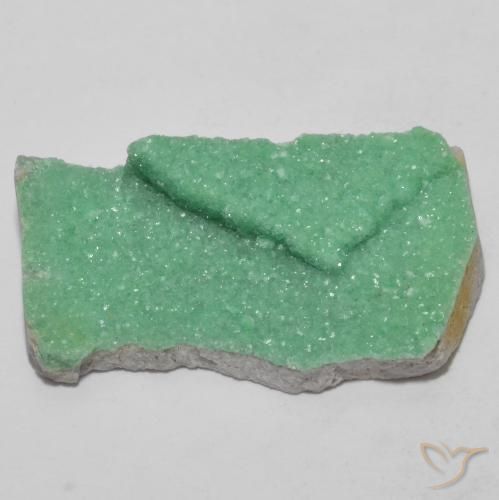 9,17 ctw natürlicher Mittelgrün Druzy Variscit, Fantasie, Lichtundurchlässig