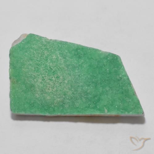 11.00ct Natürlicher mintgrün Druzy Variscit, Fantasie, Lichtundurchlässig
