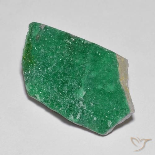 9,17 ctw natürlicher Mittelgrün Druzy Variscit, Fantasie, Lichtundurchlässig
