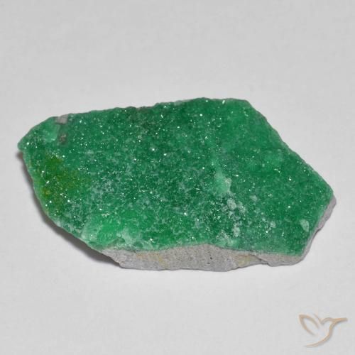 9,17 ctw natürlicher Mittelgrün Druzy Variscit, Fantasie, Lichtundurchlässig