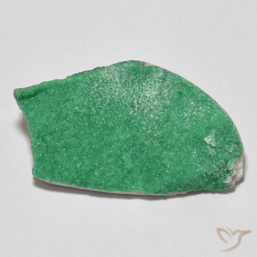 17.75ct Natürlicher Warmes Grün Druzy Variscit, Fantasie, Lichtundurchlässig