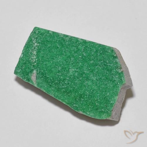 9,17 ctw natürlicher Mittelgrün Druzy Variscit, Fantasie, Lichtundurchlässig