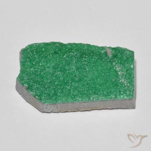 9,17 ctw natürlicher Mittelgrün Druzy Variscit, Fantasie, Lichtundurchlässig