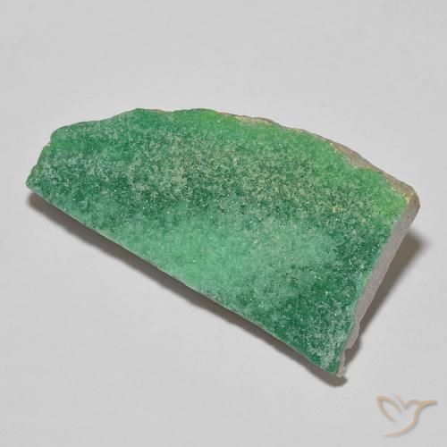 9,17 ctw natürlicher Mittelgrün Druzy Variscit, Fantasie, Lichtundurchlässig