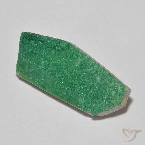 9,17 ctw natürlicher Klee Grün Druzy Variscit, Fantasie, Lichtundurchlässig