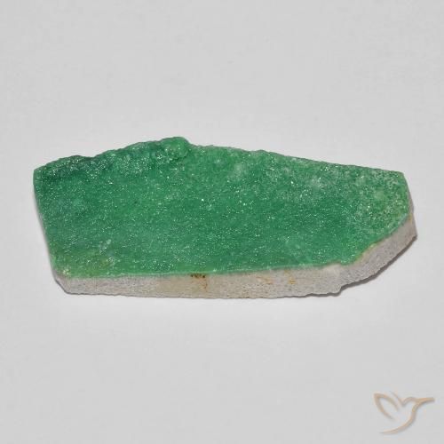9,17 ctw natürlicher Klee Grün Druzy Variscit, Fantasie, Lichtundurchlässig