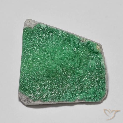 9,17 ctw natürlicher Mittelgrün Druzy Variscit, Fantasie, Lichtundurchlässig